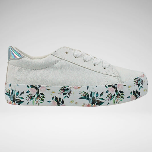 Kstar7 Emmi-Lace Ladies Sneaker | White