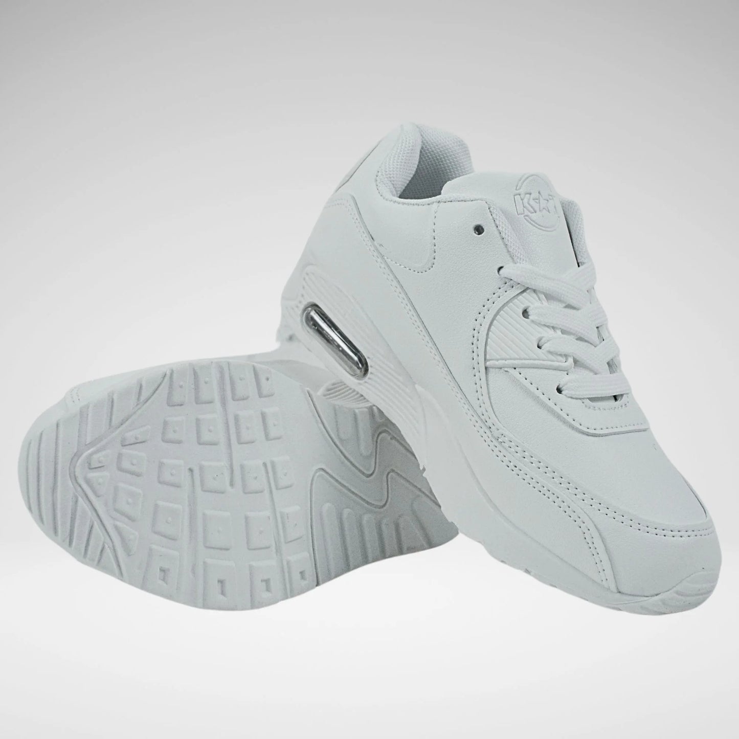 Kstar7 Max Boys Sneaker | White Mono