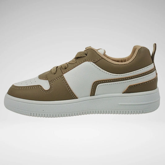 Kstar7 Pop Boys Sneaker | White/Camel