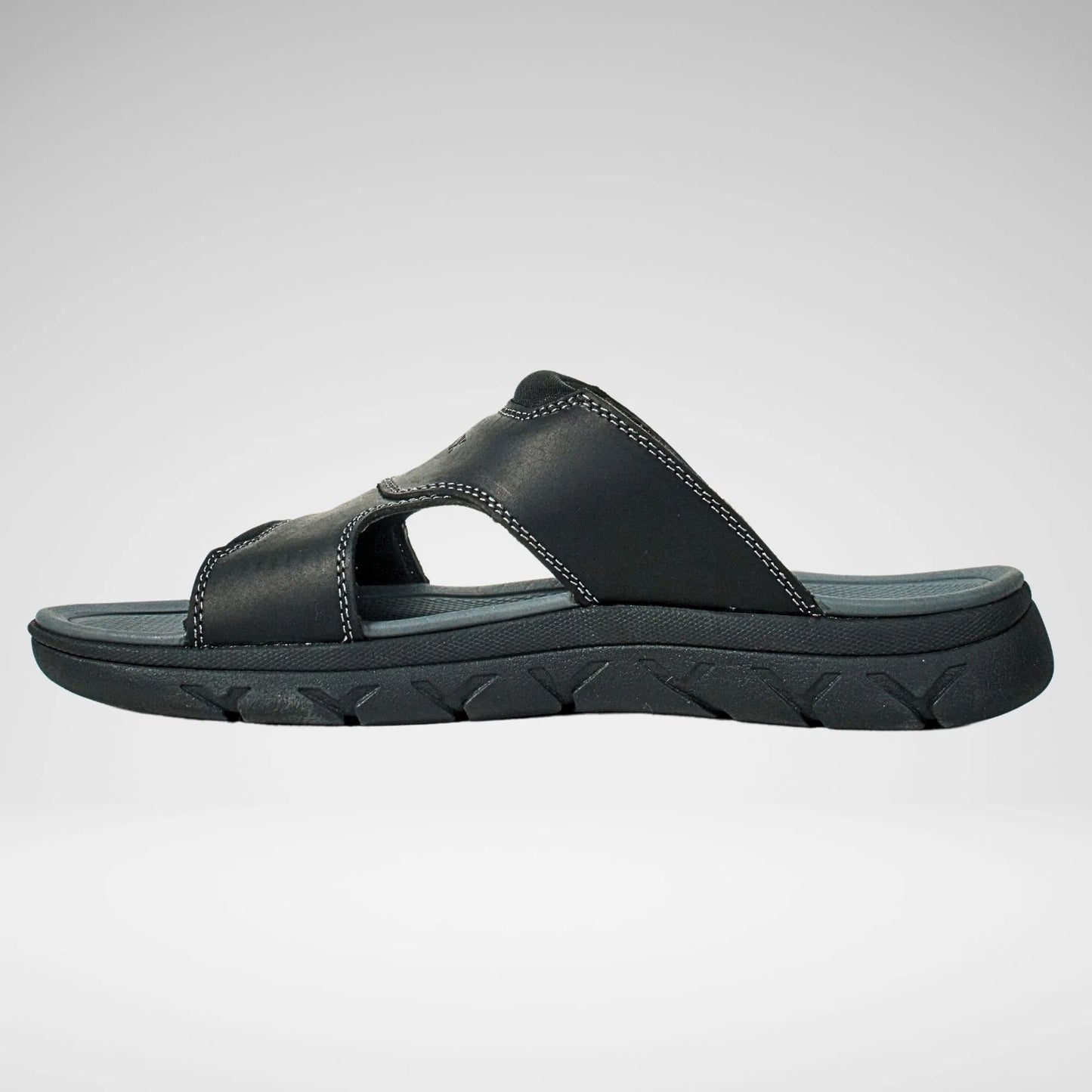 Bronx Midtown Leather Sandal | Black