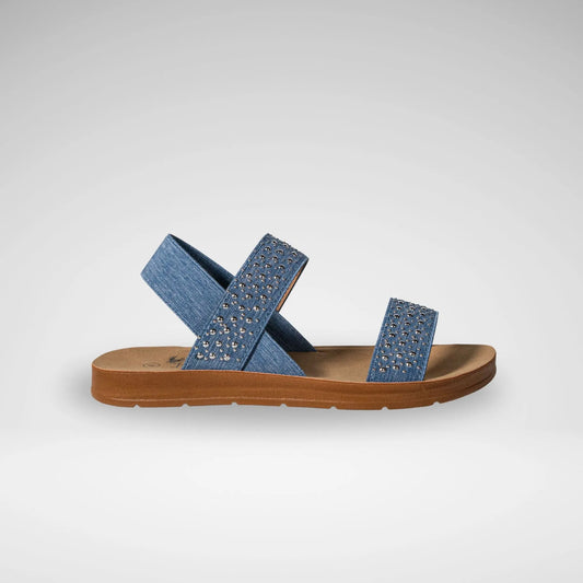 BUTTERFLY FEET LS5838 ZINA23 LADIES SANDAL - DENIM