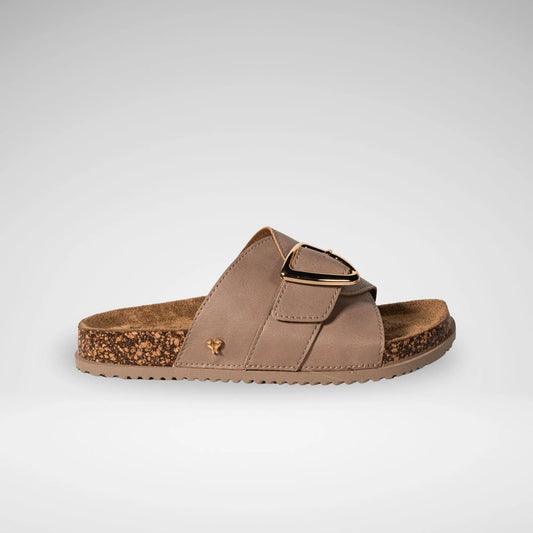 BUTTERFLY FEET LS5840 LEYA1 LADIES SANDAL - TAUPE