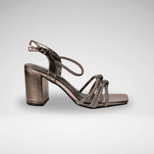 BUTTERFLY FEET LS5842 CANDI1 LADIES SANDAL - SILVER