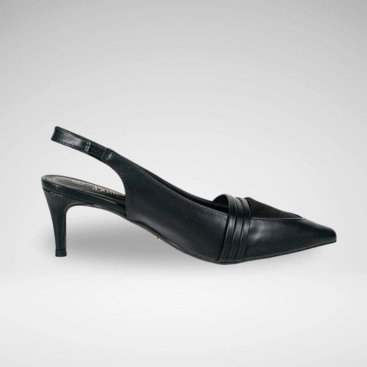 BUTTERFLYFEET LH7335 MEAGAN2 LADIES HEEL BLACK