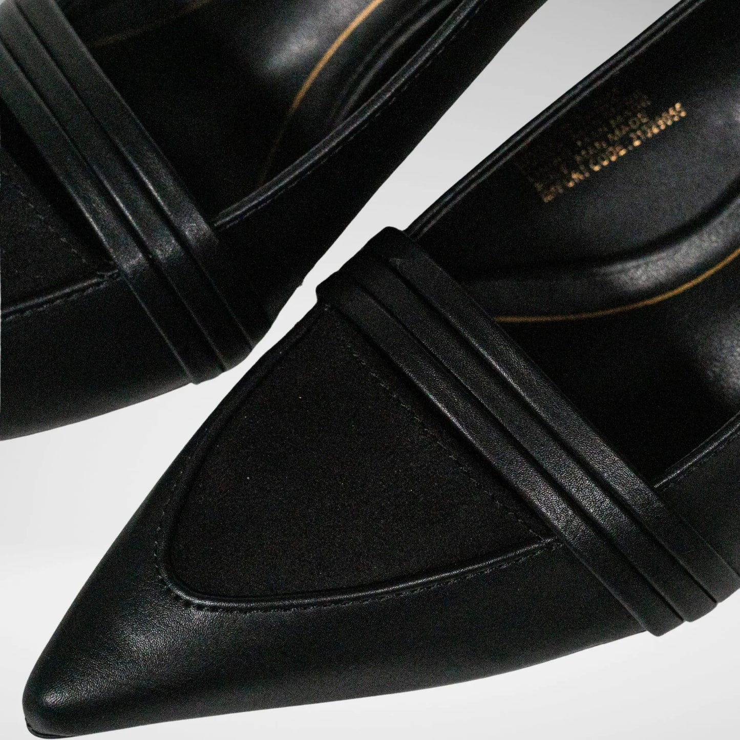 BUTTERFLYFEET LH7335 MEAGAN2 LADIES HEEL BLACK