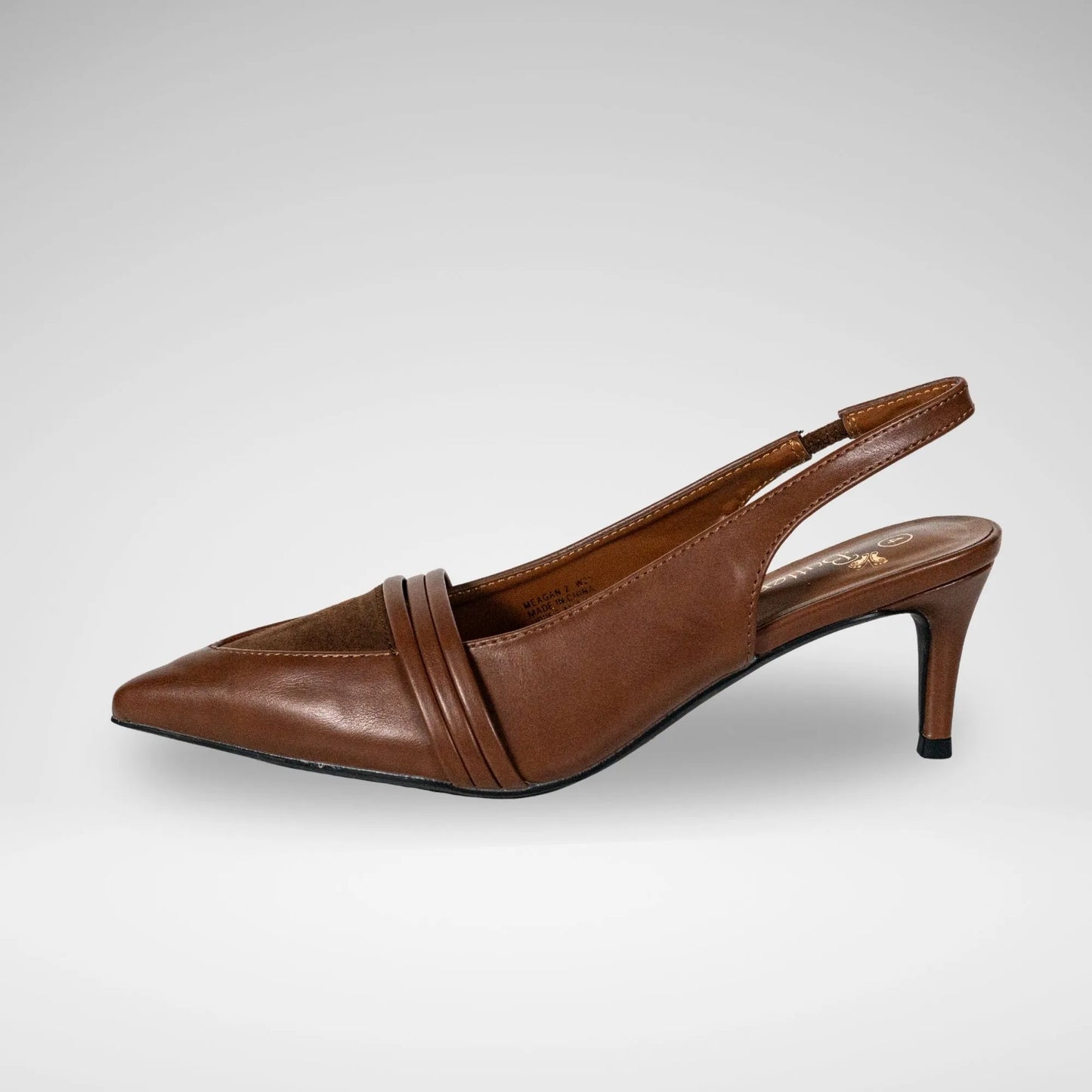 BUTTERFLYFEET LH7335 MEAGAN2 LADIES HEEL CHOCOLATE