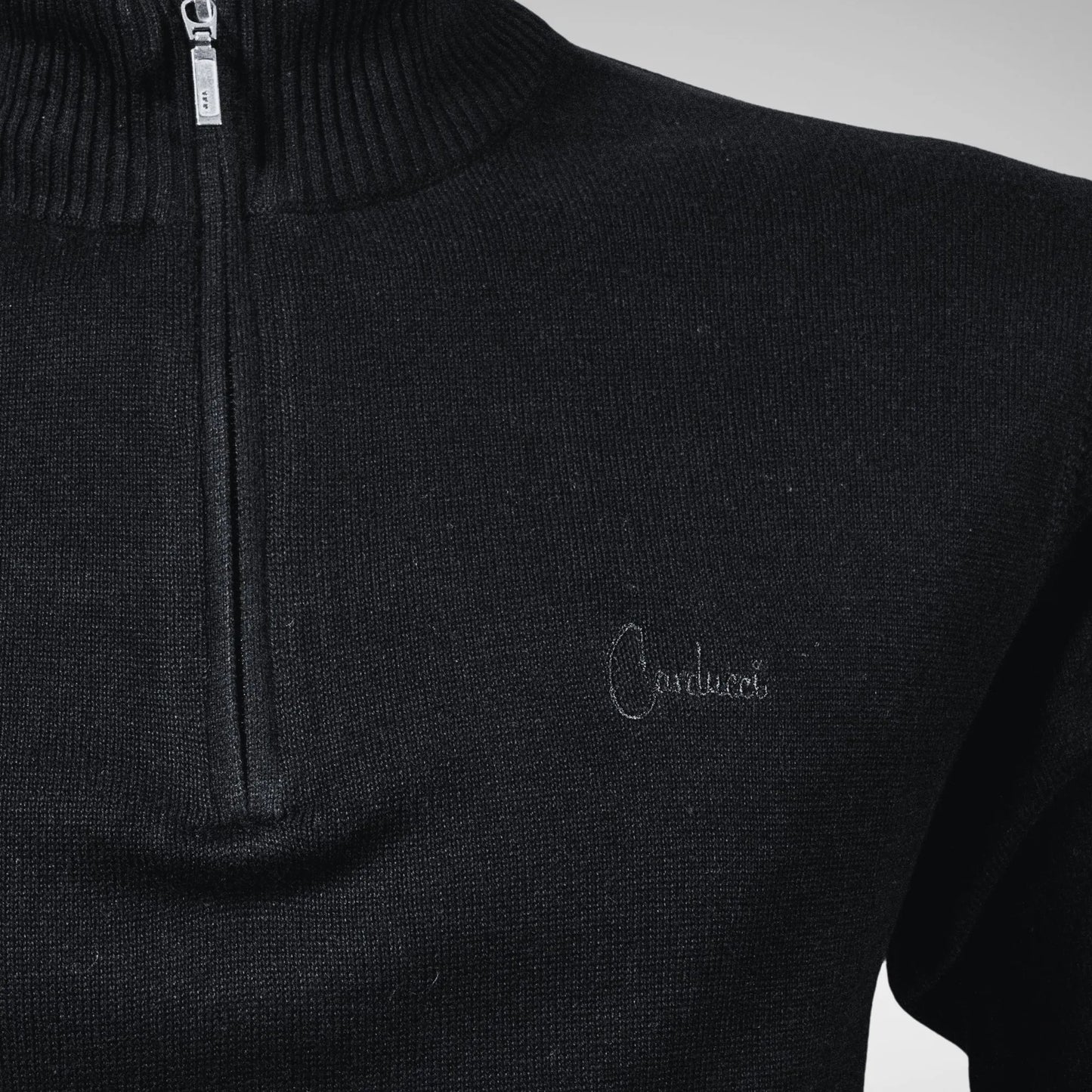 Carducci Bari Zip Quater Zip Jersey Black