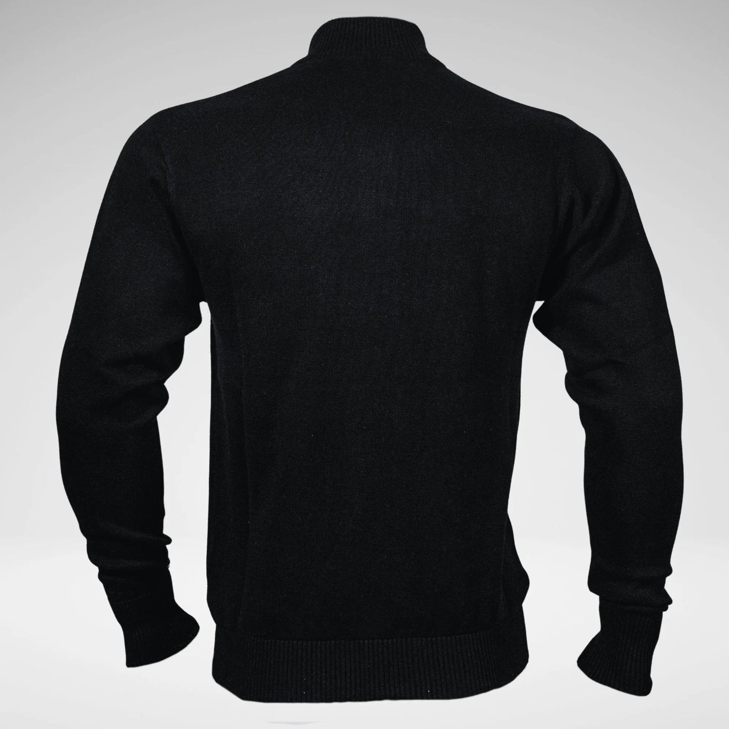 Carducci Bari Zip Quater Zip Jersey Black