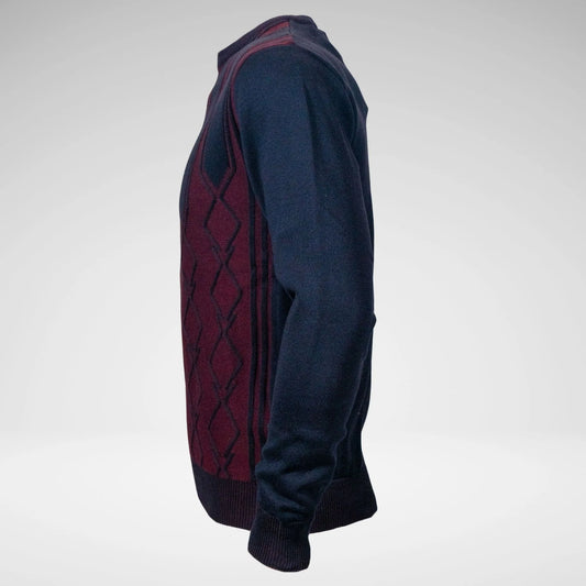 Carducci Dariso Jersey Navy/burgandy