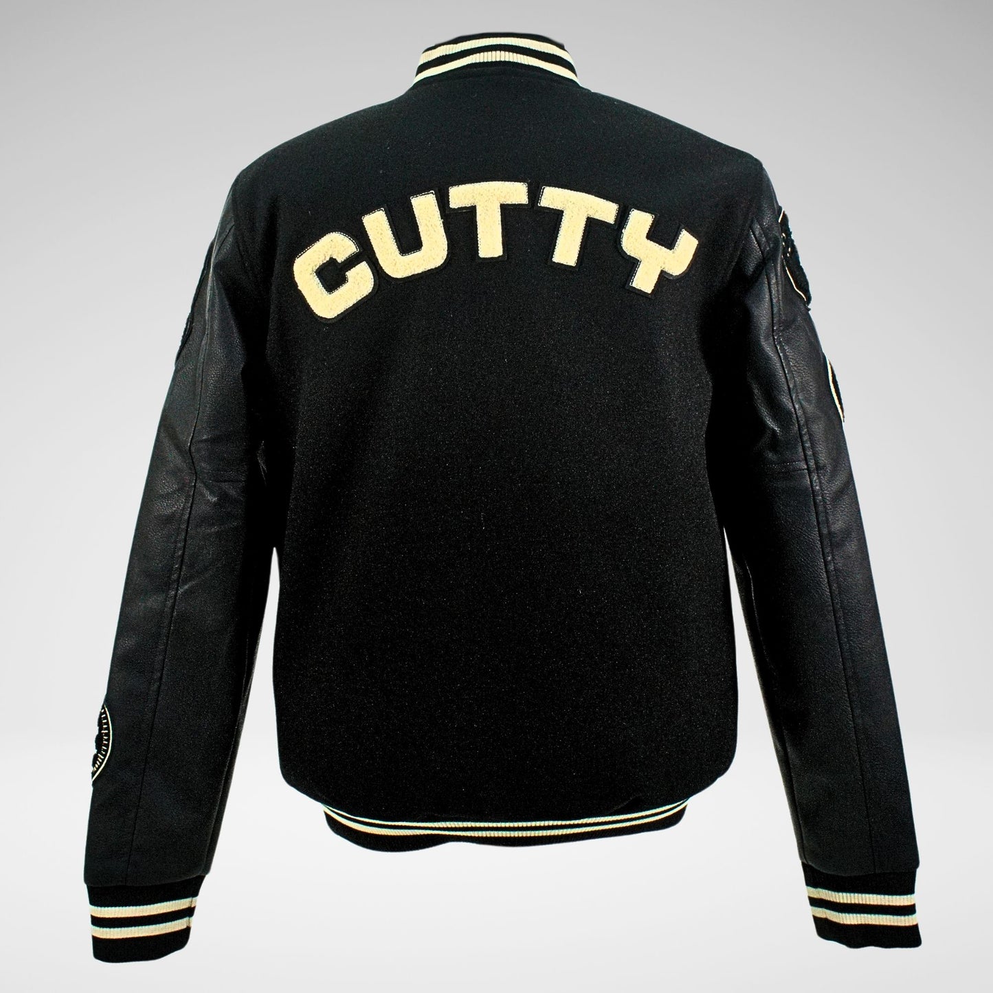 Cutty Crush Baseball Jacket | Black