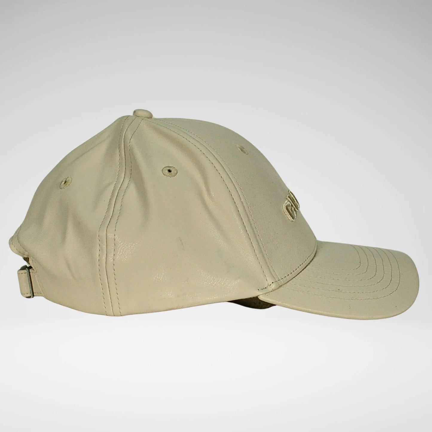 CUTTY C PATTON PEAK CAP OFF WHITE