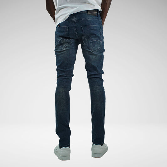 CUTTY SANTANA BASIC DENIM JEANS|STEEL BLUE
