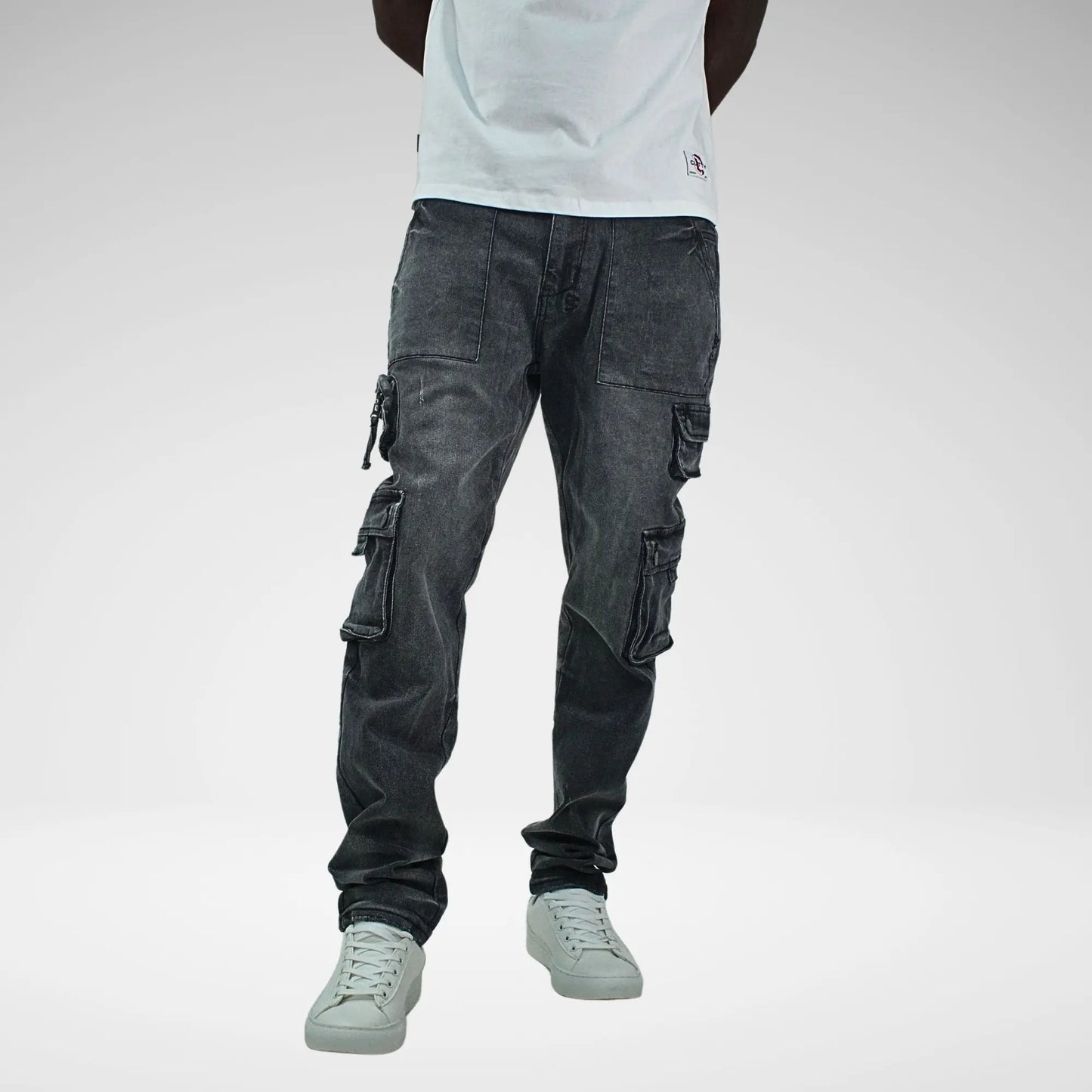 CUTTY BRONCO DENIM JEANS | BLACK