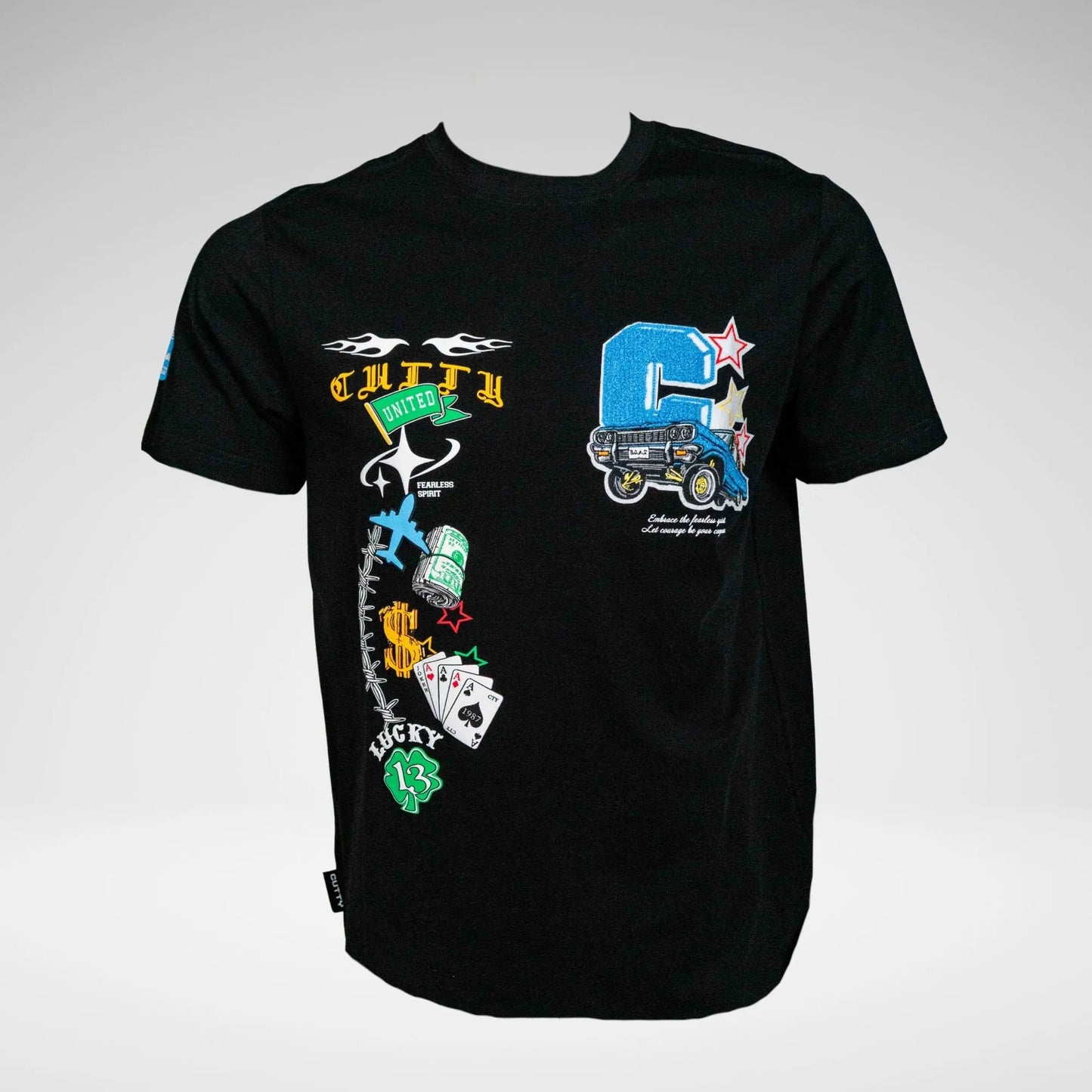 CUTTY MTS2824 Cprost Fashion T.Shirt Black