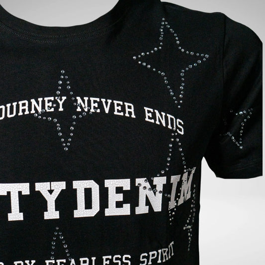 CUTTY MTS2878 CREECE MENS T-SHIRT - BLACK