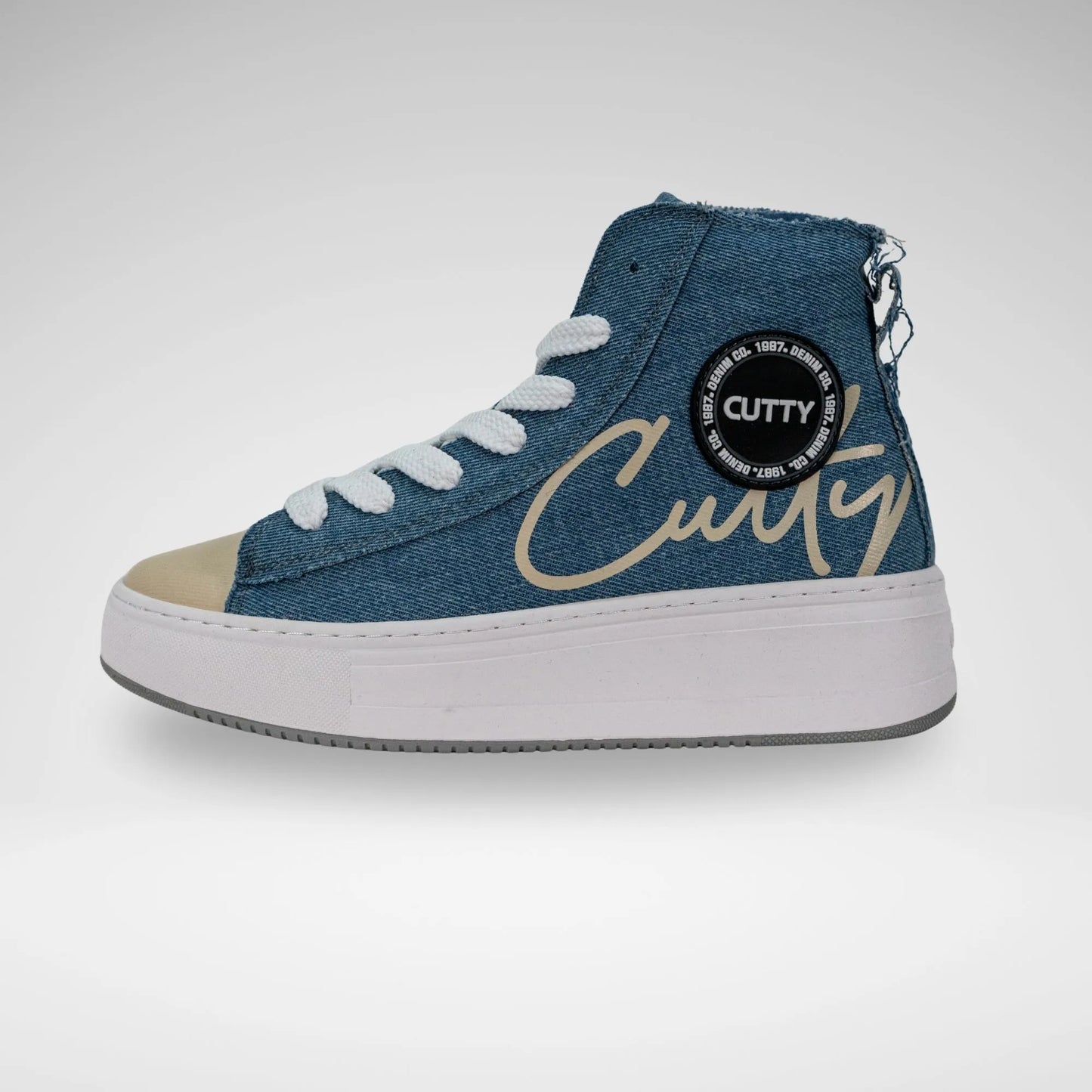 CUTTY MCB7121 TAMPA CANVAS HIGH TOP DENIM
