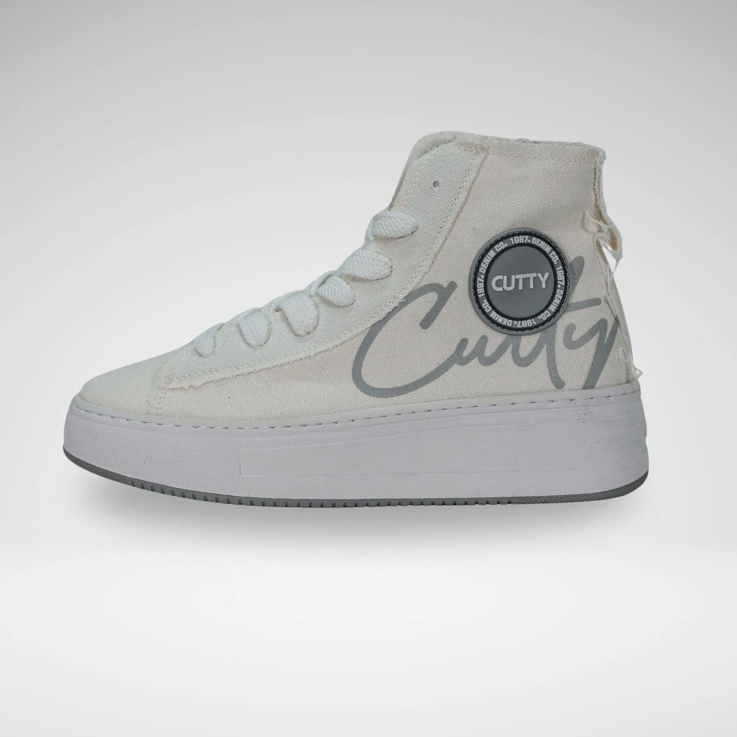 CUTTY MCB7121 TAMPA CANVAS HIGH TOP WHITE