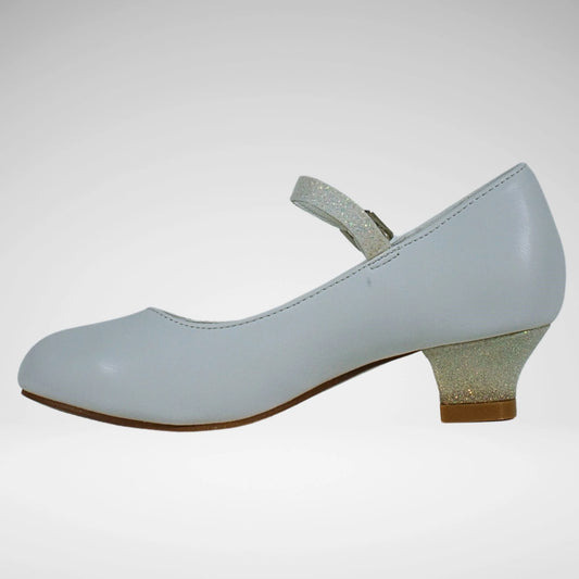 Pierre Cardin Stella Glitter High Heel | White