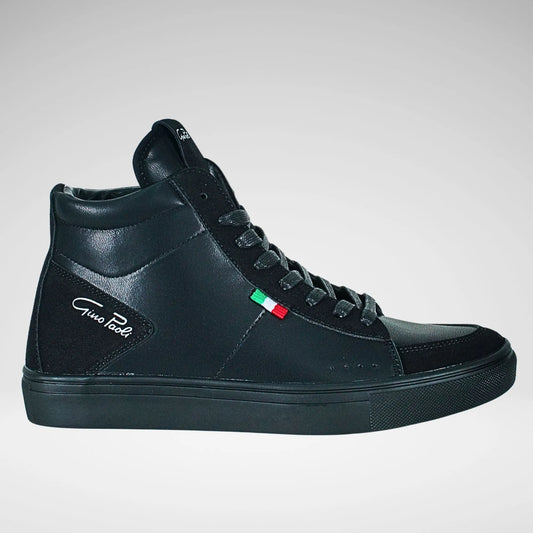 Gino Paoli Hugo Hi-Top Sneaker | Black