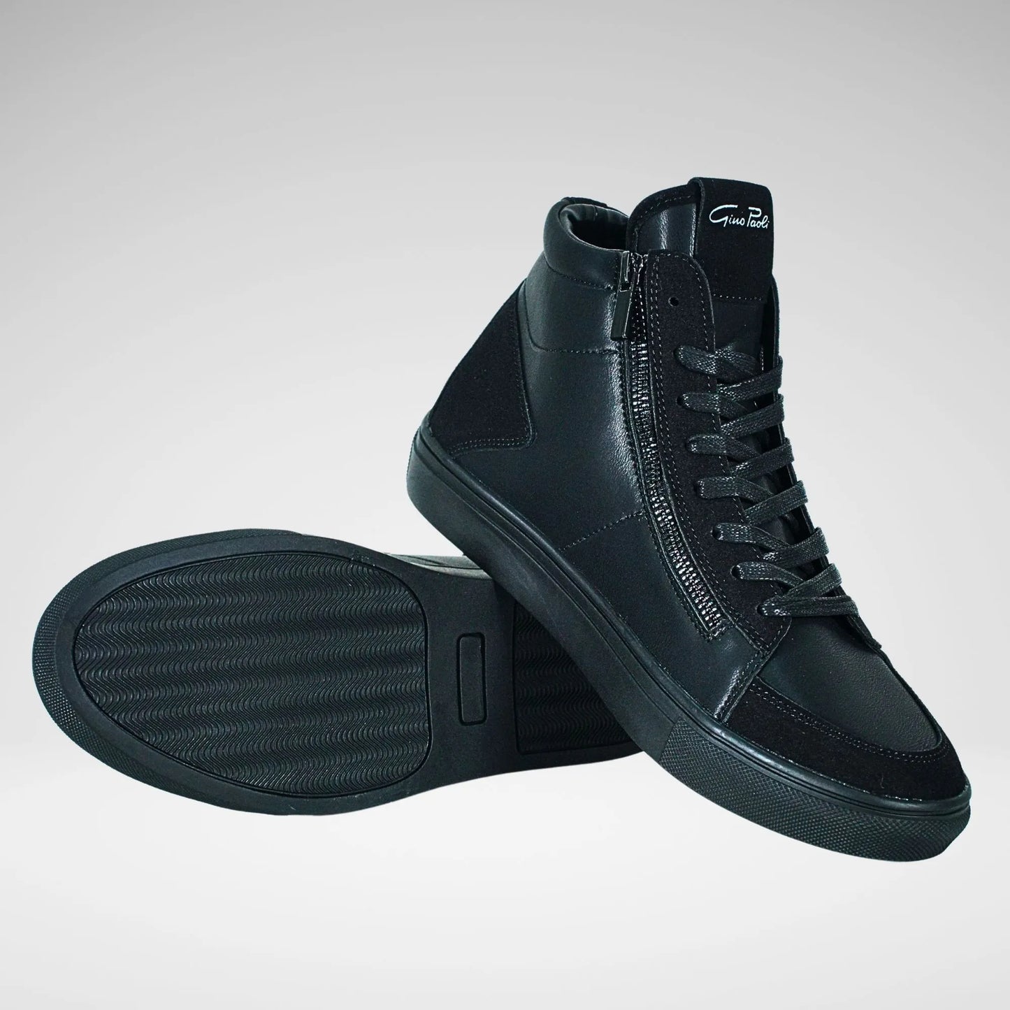 Gino Paoli Hugo Hi-Top Sneaker | Black