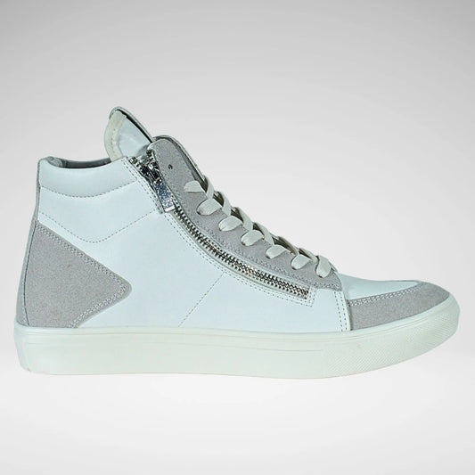 Gino Paoli Hugo Hi-Top Sneaker | White