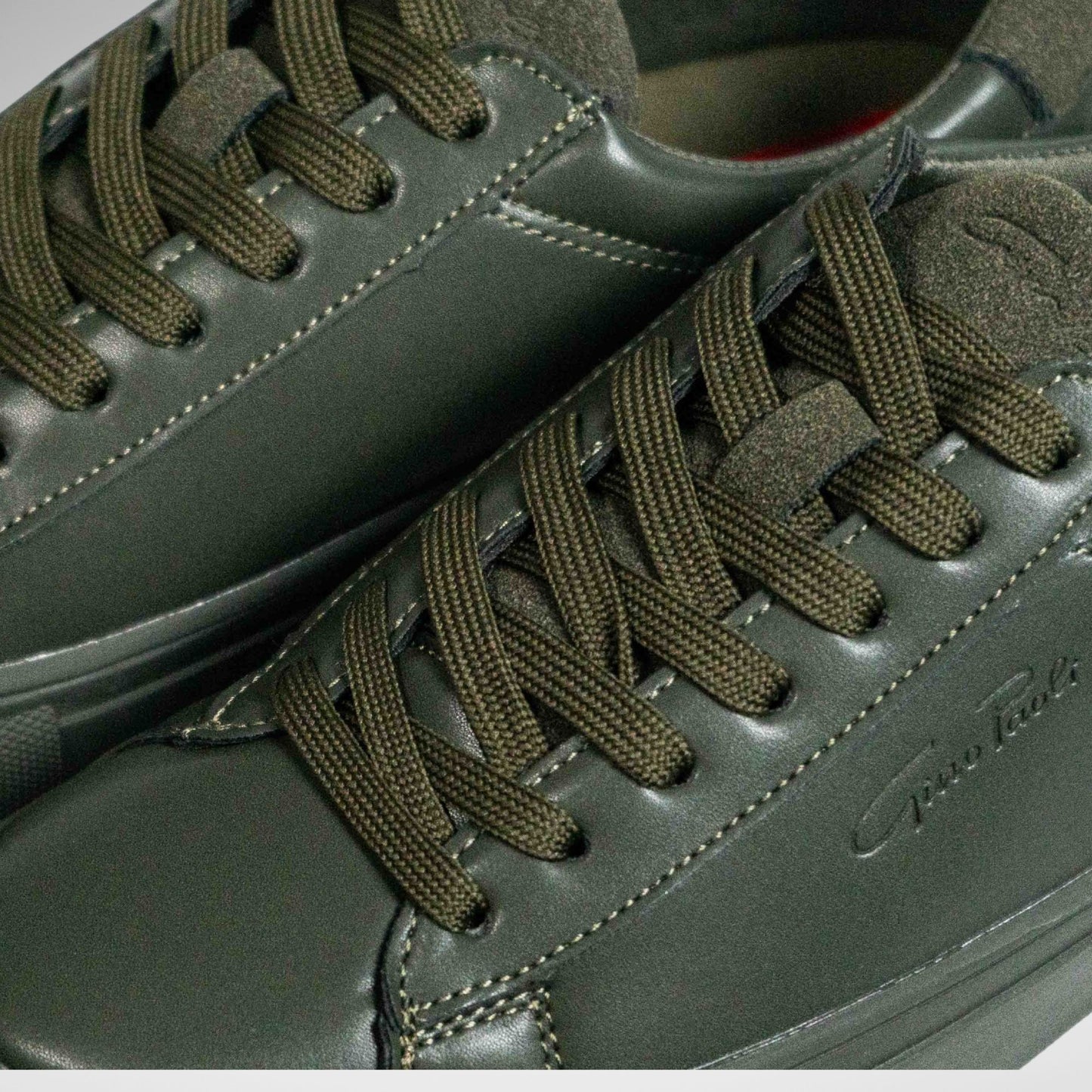 GINO PAOLI - ATLAS MENS SNEAKER - MC6809 - OLIVE