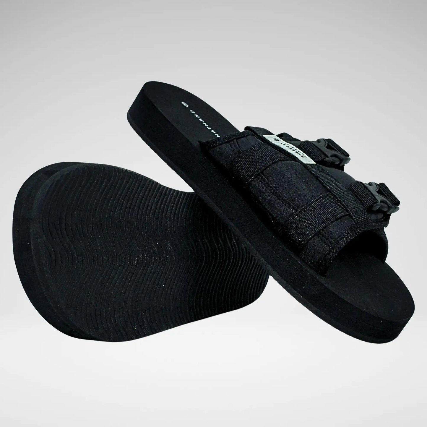 Jonathan D Jack Buckle Sandal | Black
