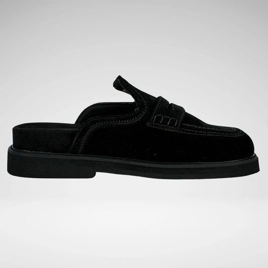Jonathan D Maverick Suede Slipper | Black