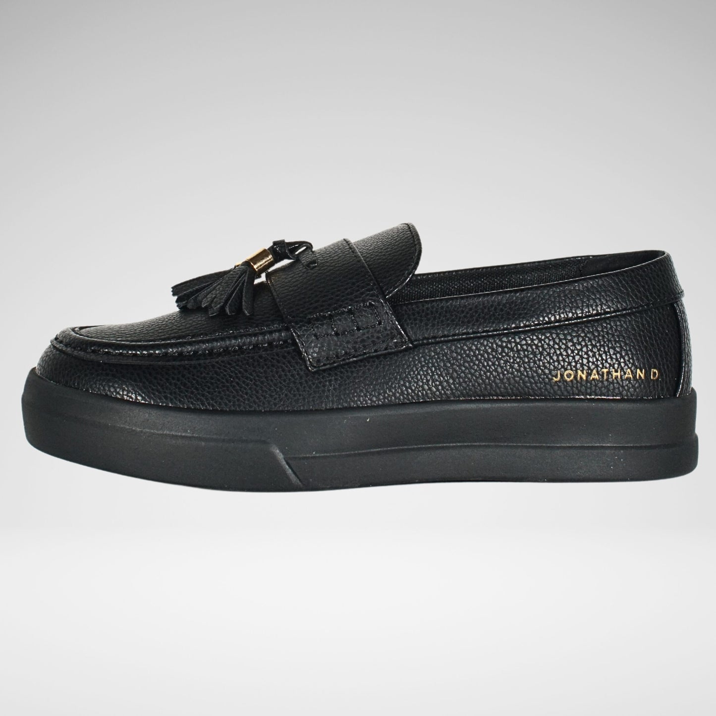 Jonathan D Tassel Moccasin Sneaker | Black