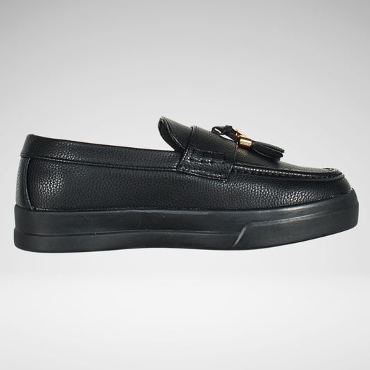 Jonathan D Tassel Moccasin Sneaker | Black
