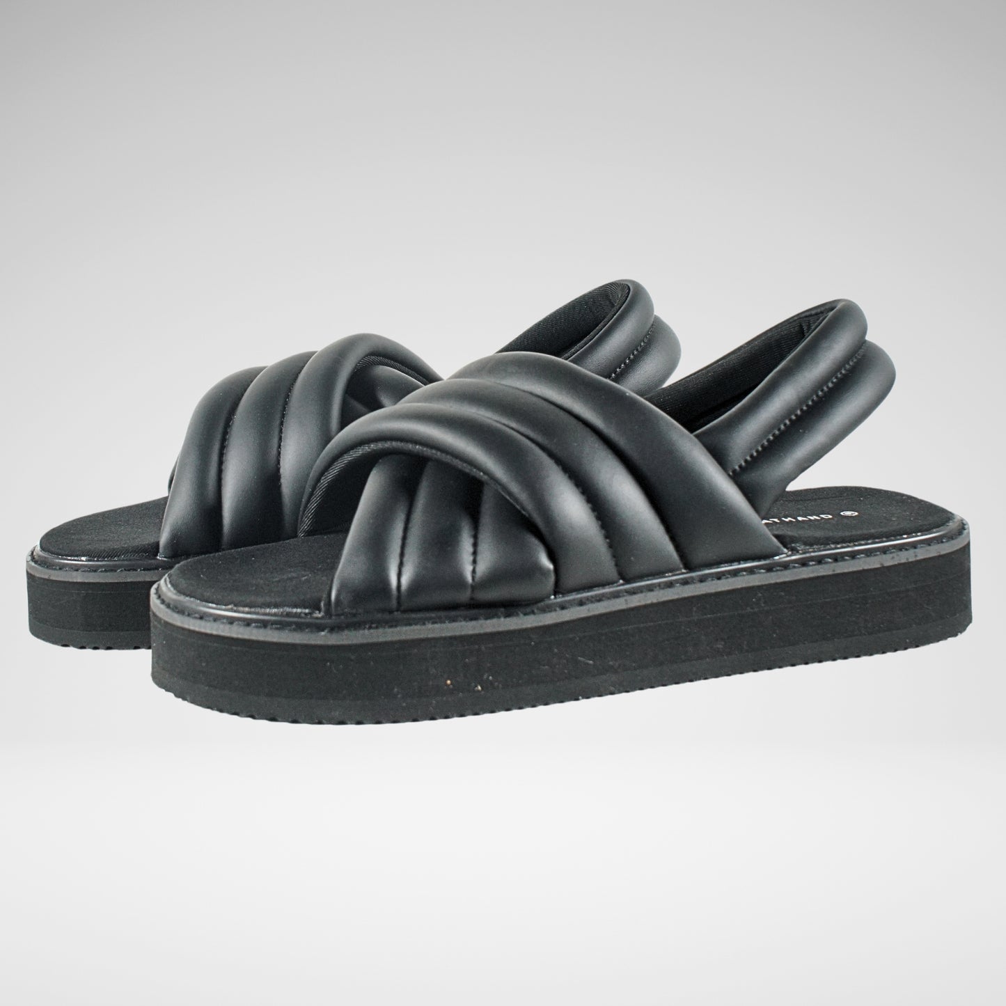 Jonathan D Jonah Puffed Slide | Black