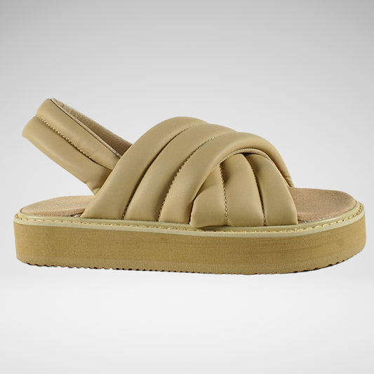Jonathan D Jonah Puffed Slide | Caramel