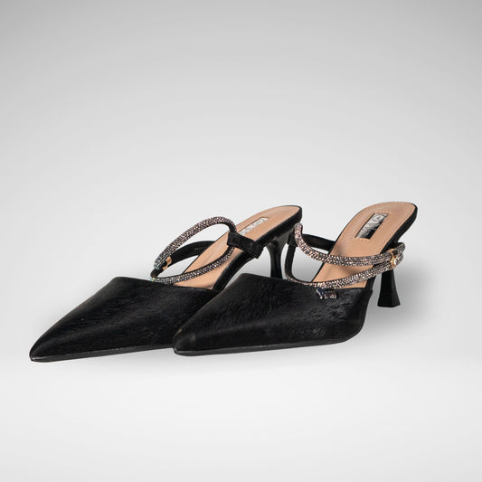 PLUM Elora Ladies Heel - Black