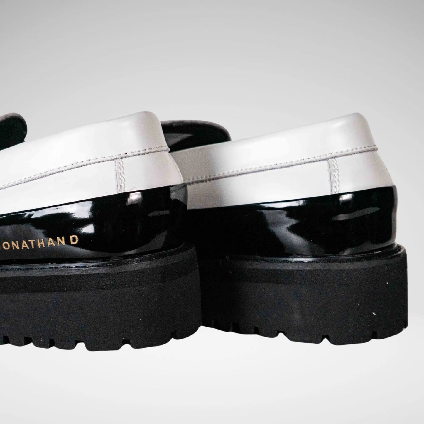JONATHAN D JPAOLO PATENT LEATHER LOAFER M6830 Marble