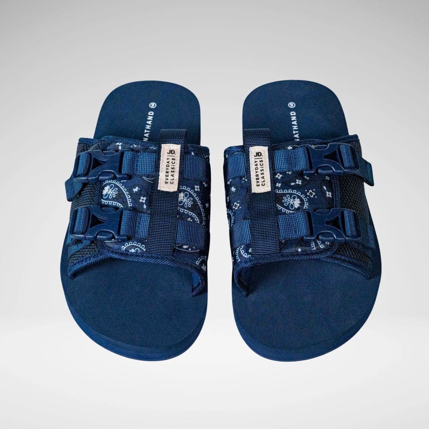 JONATHAN D MS6772 Jjack Buckle Sandal NAVY