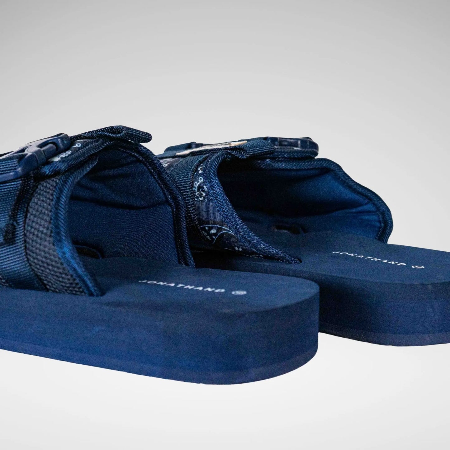 JONATHAN D MS6772 Jjack Buckle Sandal NAVY
