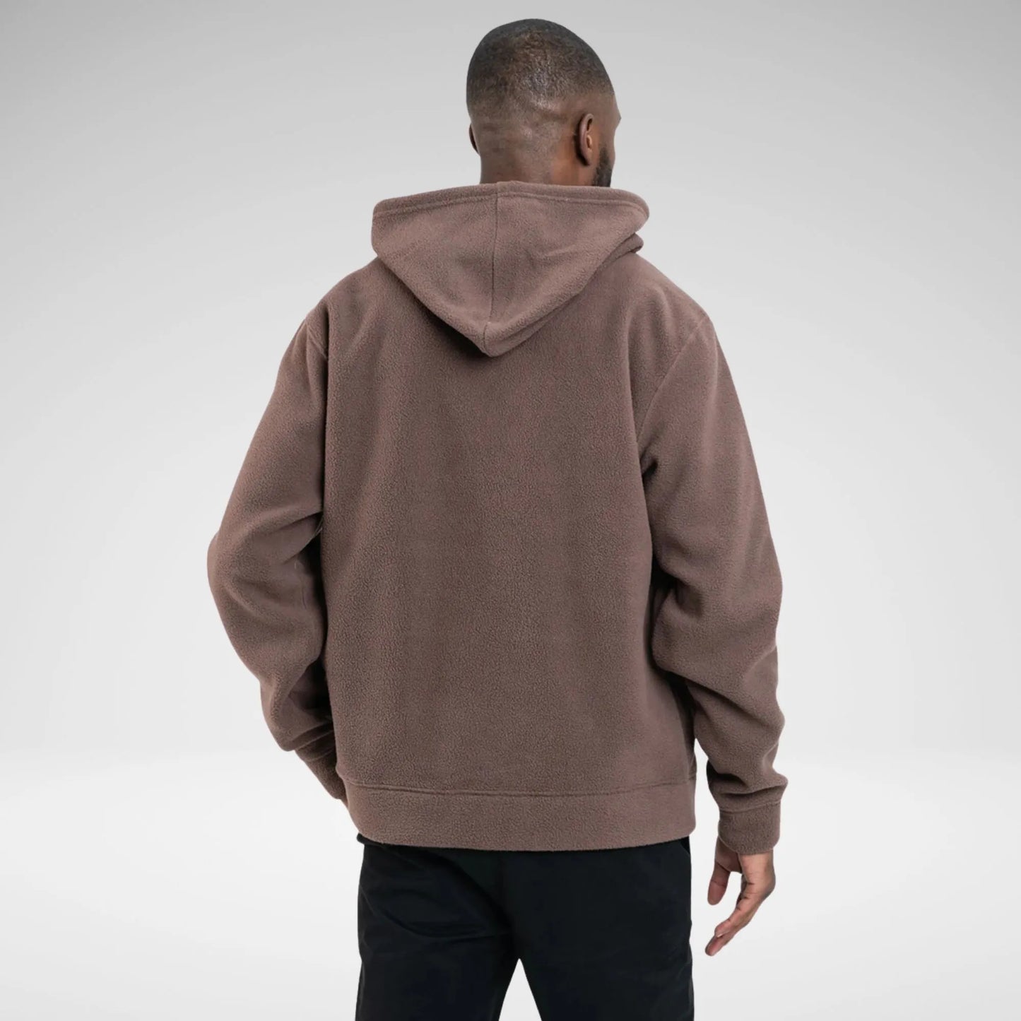 KSTAR7 COR-1245 ROONEY FLEECE HOODIE BROWN