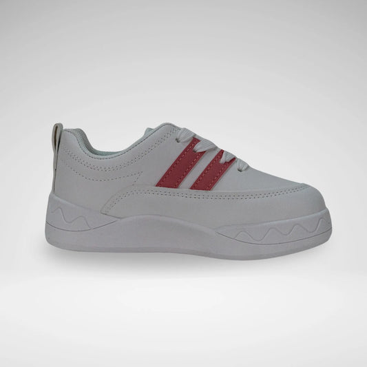 KSTAR7 BC2213 CRACKLE SNEAKER WHITE/PINK