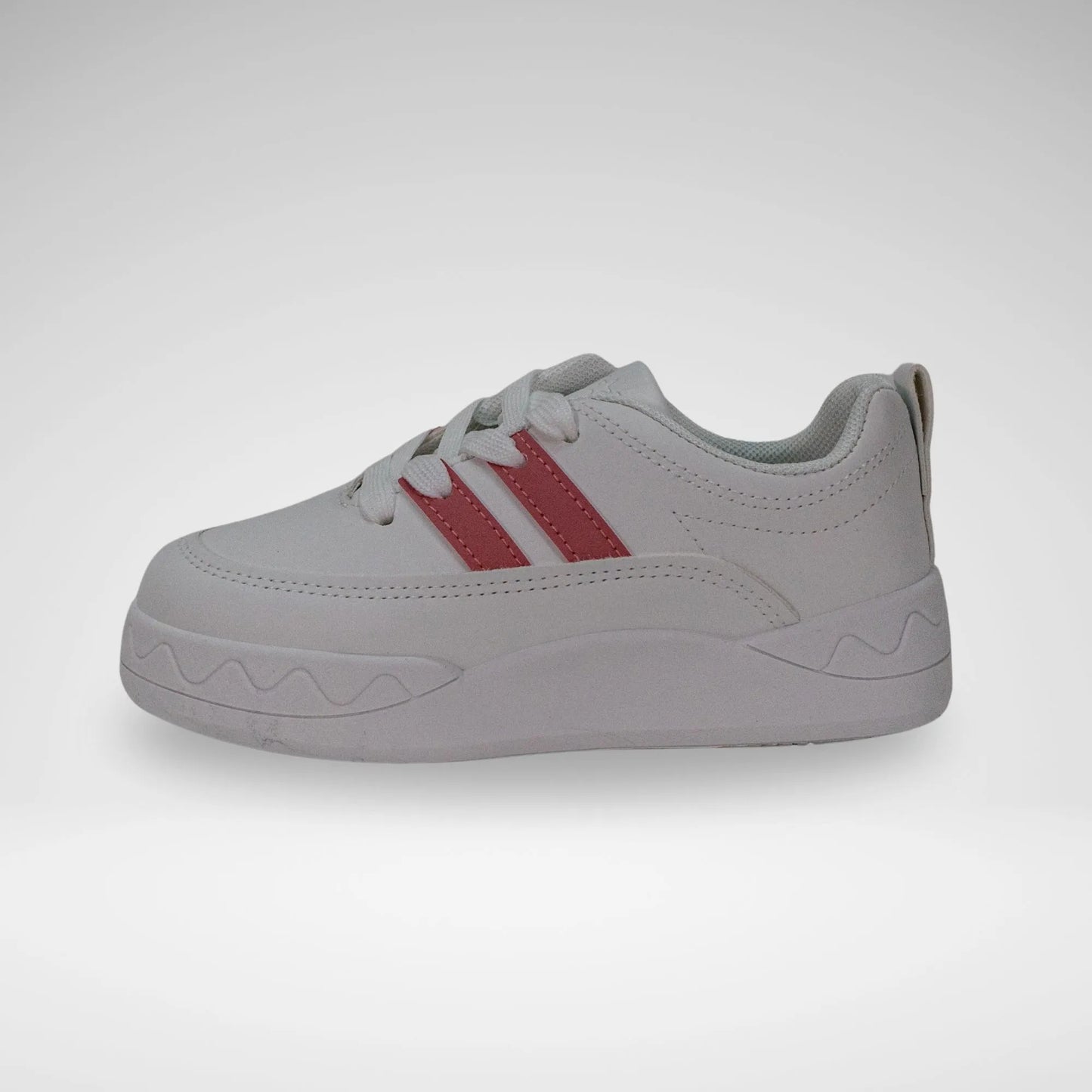 KSTAR7 BC2213 CRACKLE SNEAKER WHITE/PINK