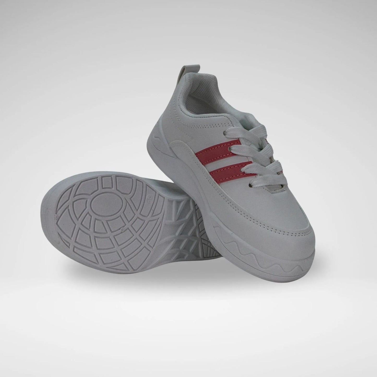 KSTAR7 BC2213 CRACKLE SNEAKER WHITE/PINK
