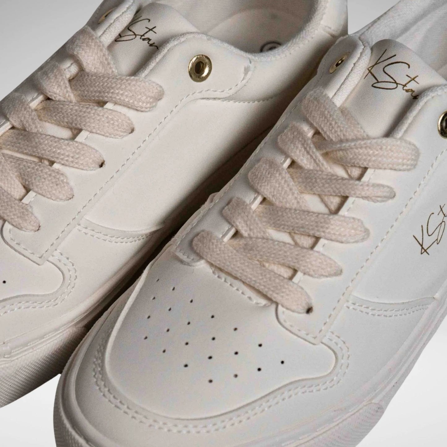 KSTAR7 LC6002 Destiny Beige Lds Sneaker White
