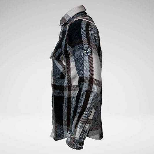 Kstar7 W25 - 1987 Check Fleece Jacket Off White