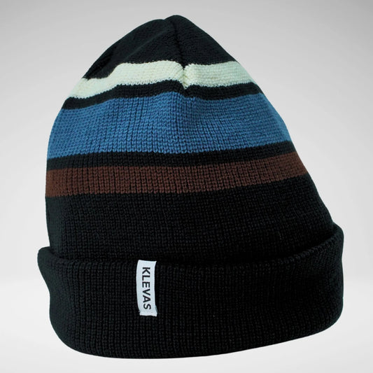 K*7 NATE BEANIE AW25-1581 BLACK BLUE