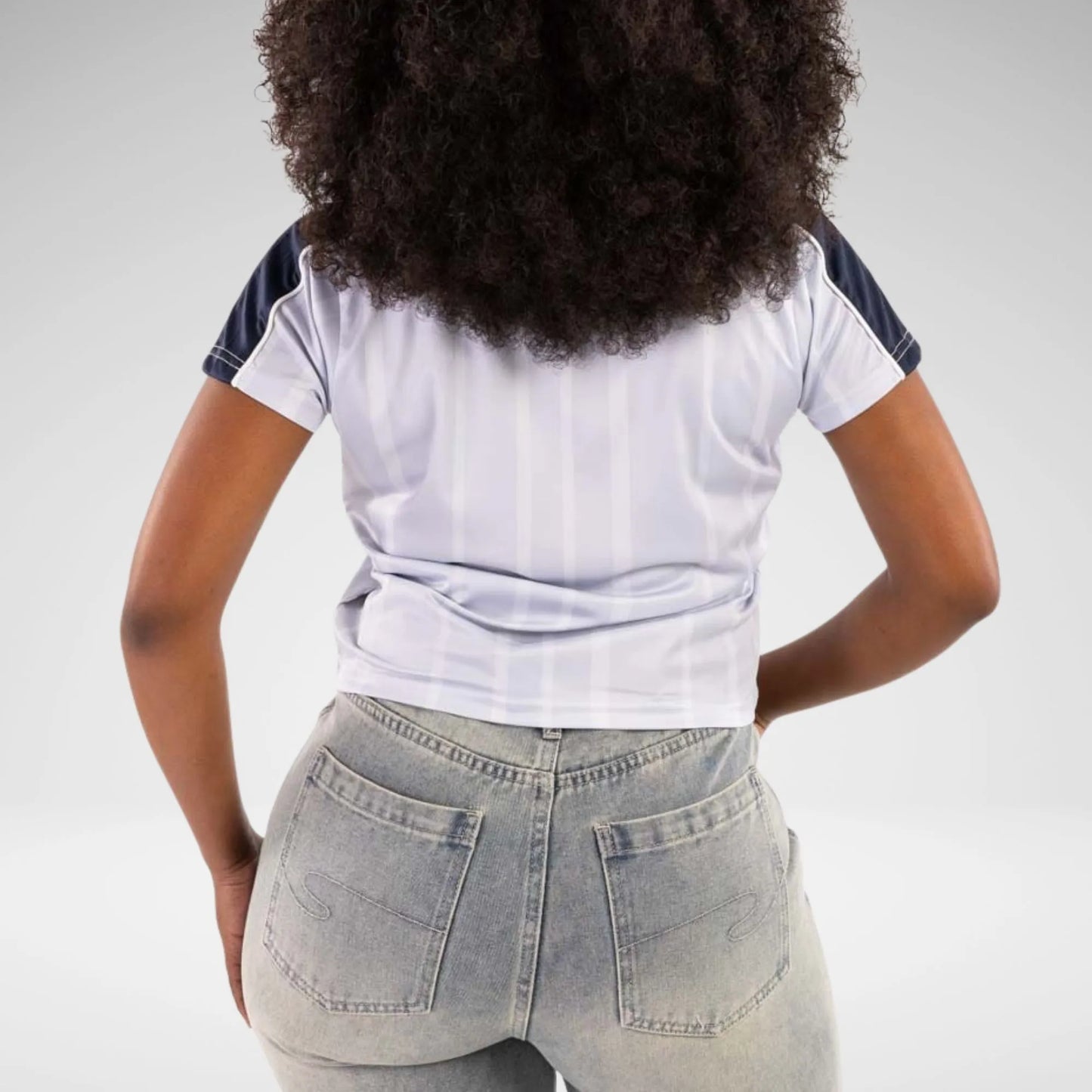 LEE COOPER - AITANA - WOMENS CROP TOP - LTS3431 - LT BLUE - R259.99