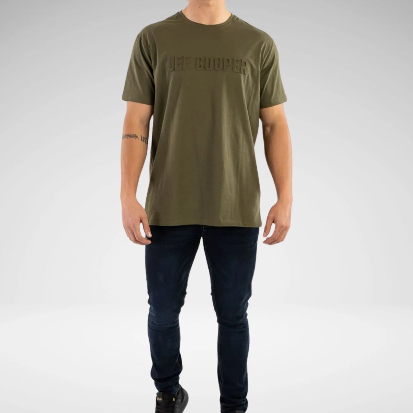 LEE COOPER - ARLO - MENS REGULA FIT T SHIRT - MTS2872 - OLIVE - R247.99
