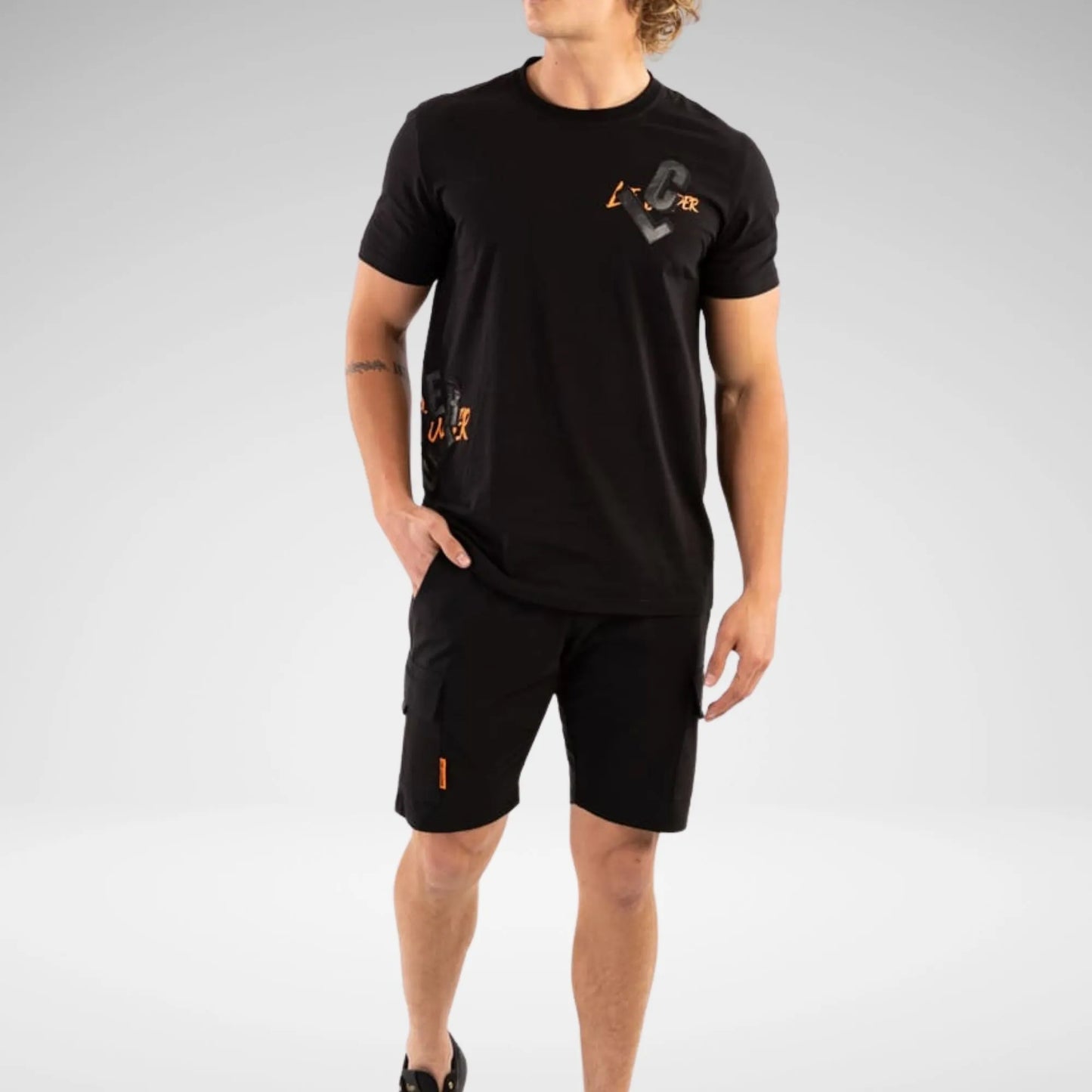 LEE COOPER - BENJAMIN - MENS REGULA FIT T SHIRT - MTS2870 - BLACK - R369.99