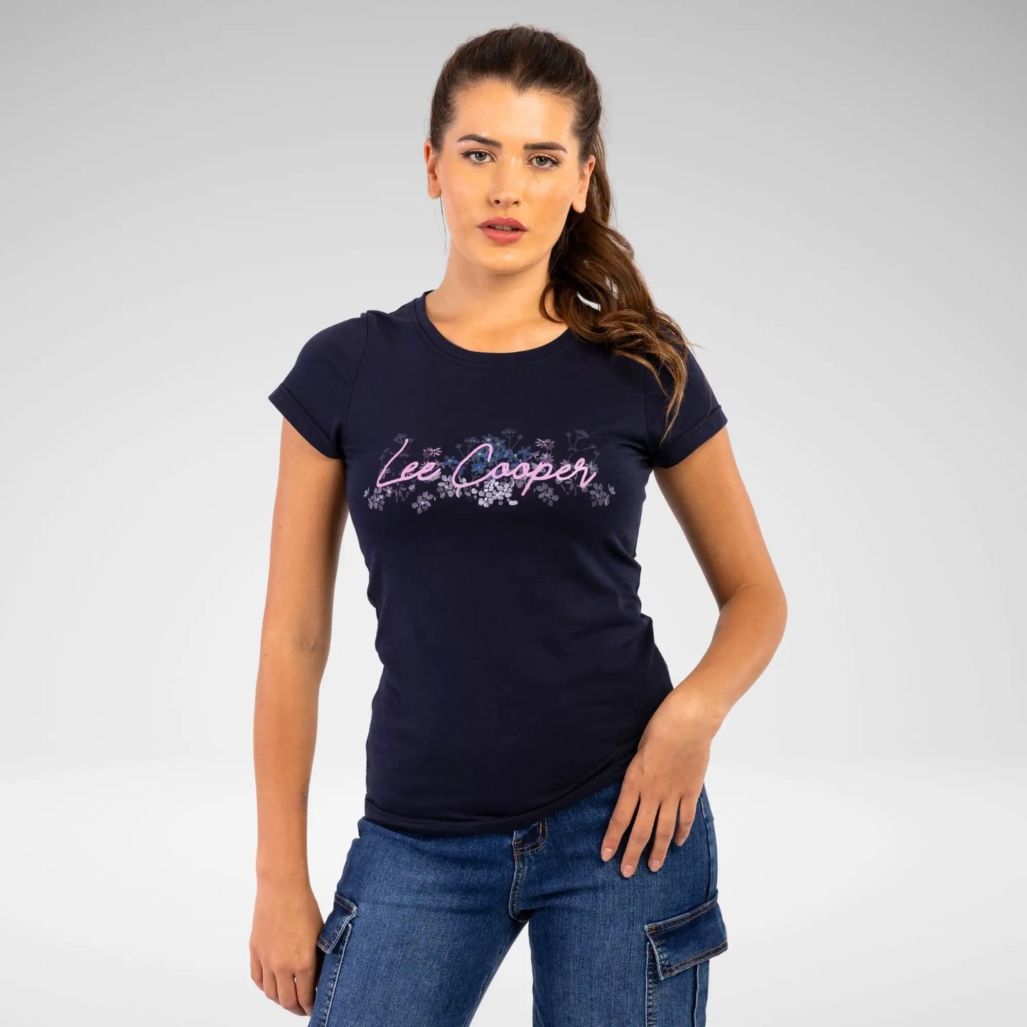 Lee Cooper Sabrina T-Shirt | Navy