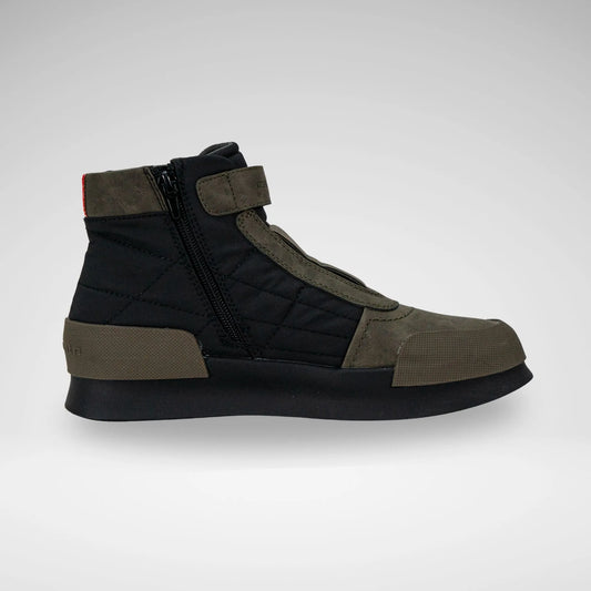 MAZERATA MCB7126 VALENTINO32 FAUX NUBUCK NYLON CANVAS OLIVE