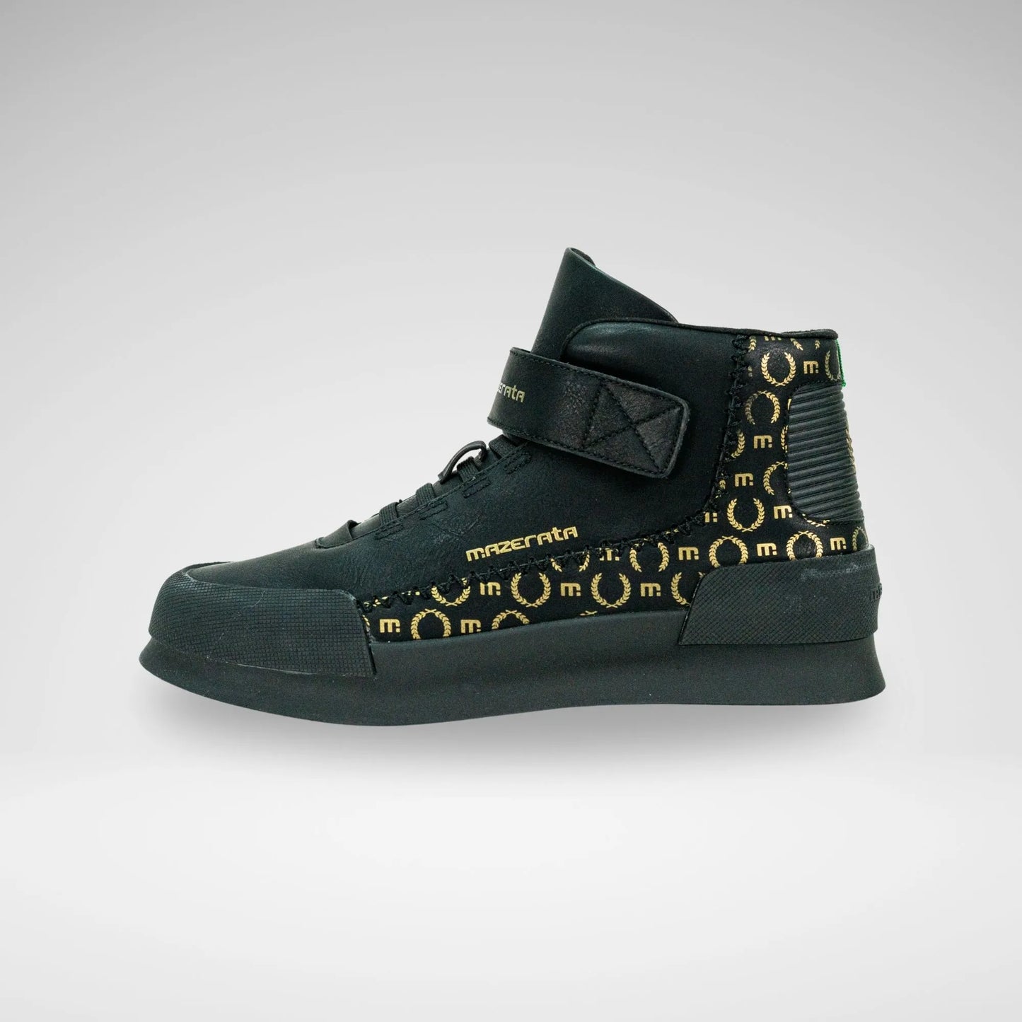 MAZERATA MCB7108 VALINTINO FAUX1 NUBUCK CANVASB BLACK