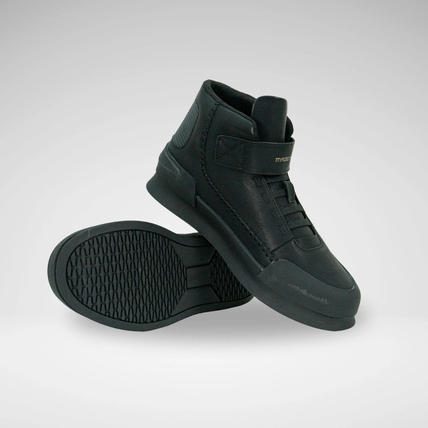 MAZERATA MCB7108 VALINTINO FAUX1 NUBUCK CANVASB BLACK